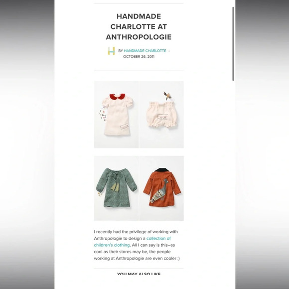 Handmade Charlotte for Anthropologie Kids Rust Orange Jacket with Peacock Design - Picture 16 of 16